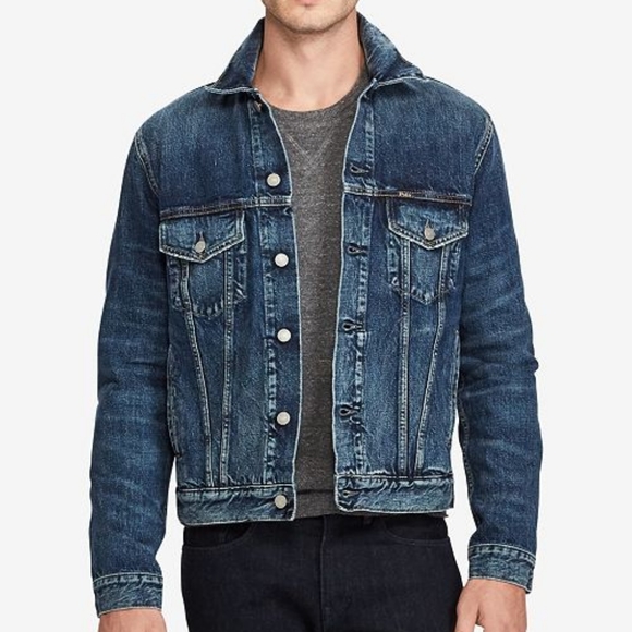 ralph lauren men's denim jacket
